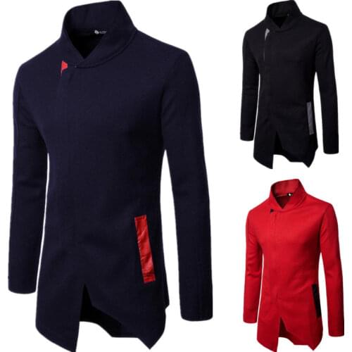 HUISONG Mens Long Coats