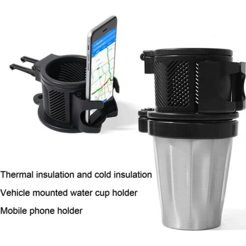 Wear-resistant Two in One Two in One Vehicle-mounted Cup Holder for Bottles
