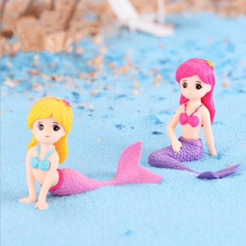 Mermaid DIY Micro Landscape Aquarium Decoration Water Beauty Miniature Figurines