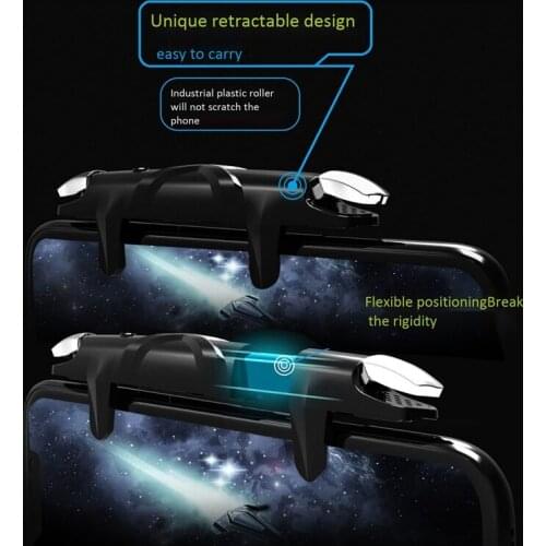 Top Deals for PUBG Mobile Controller 4-Speed Inverter Trigger Control Gamepad Joystick for IOS Android Phone