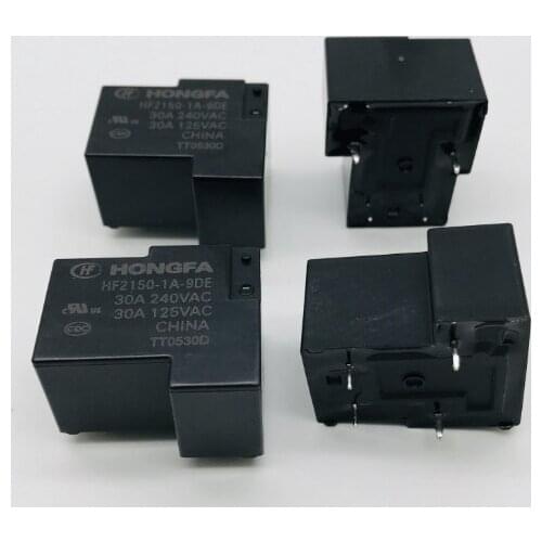 Original New Relay 10pcs/lot HF2150-1A-5DE 5VDC HF2150-1A-12DE 12VDC HF2150-1A-24DE 24VDC HF2150 1A 1 24DE 4PIN 30A