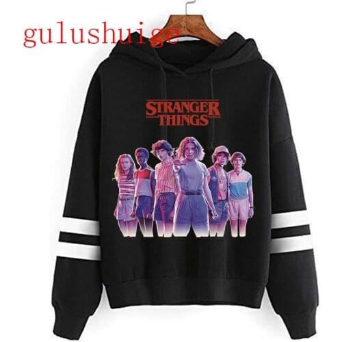 Stranger Things Hoodie Men/Woman Hooded Kpop Sweatshirts Kawaii Oversized Harajuku Hip Hop Hoodies Male/female funny