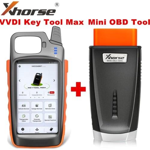 Xhorse VVDI Key Tool Max Key Programmer with Xhorse VVDI MINI OBD Tool for Xhorse VVDI Key Tool Max