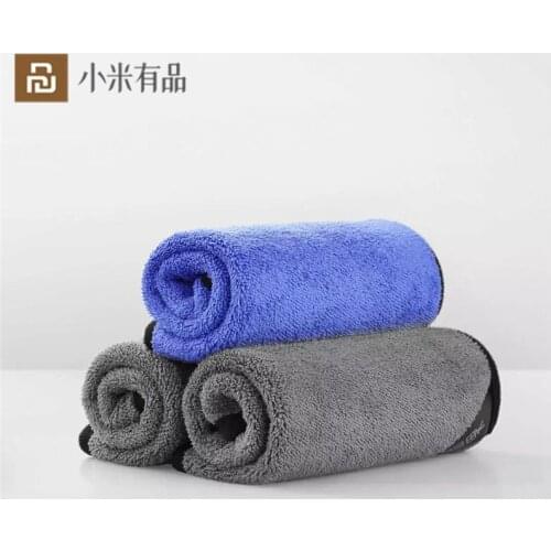 3PCS Car Wash Towel Nano Microfiber Extra Soft Towel Car Cleaning Drying Cloth Never Scrat Car Care Towel From Xiaomi Youpin