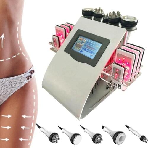 40K Cavitation+RF Lipo+Vacuum+Body RF+Face RF slimming beauty machine for sale