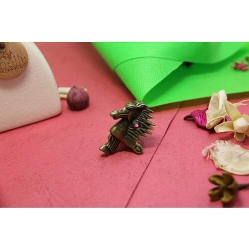 50pcs/lot Antique pony foot, wooden boxes decorated Kok, alloy foot bronze feet 39 * 28MM,DIY furniture accessories