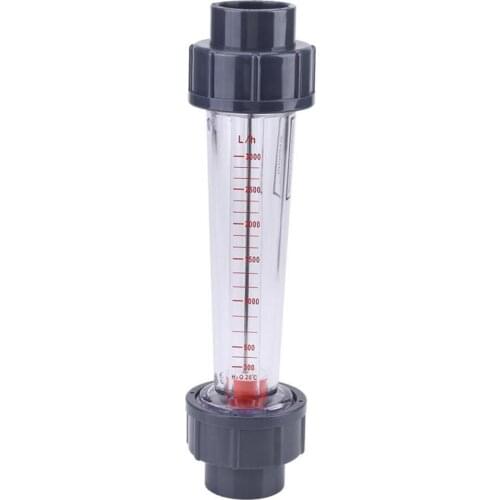 60-3000L/H 2-10GPM 4-40LPM Fit 32mm Pipe O/D LZS-20 ABS Flowmeter Plastic Tube Liquid Water Rotameter Measuring