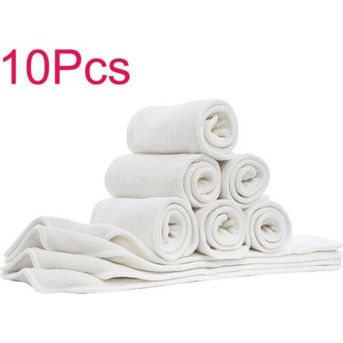 10pcs White Quick Dry Travel Towel Microfiber Soft Absorbent Hair Napkins Camping Gym Sports Yoga Beach 30*70 cm