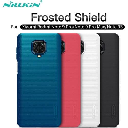 For Xiaomi Redmi Note 9 / 10X 4G Case NILLKIN Frosted Shield Hard Plastic Back Cover Case for Xiaomi Redmi Note 9 Pro/ 9 Pro Max