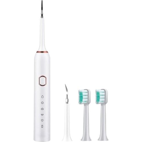 100-240V Electric Dental Calculus Remover Teeth Whitening Cleaning Vibration Tartar Scraper Plaque Remover Tooth Stains Removal