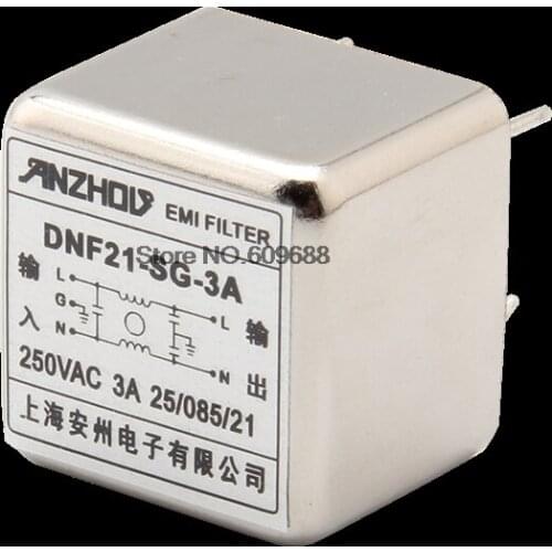 EMI Power Filter DNF21-SG-1A DNF21-SG-3A DNF21-SG-6A 1A 3A 6A