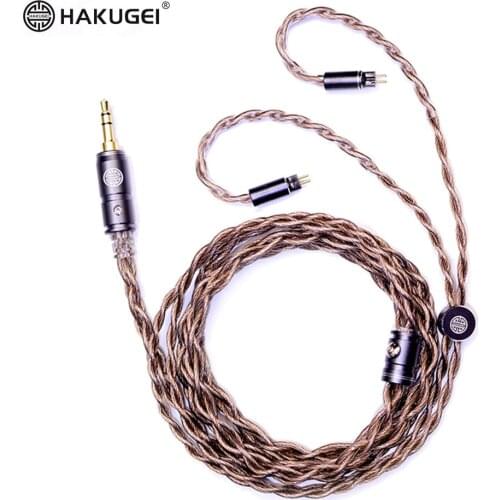 FENGRU HAKUGEI ANCIENT GREAT FOREST 7NOCC 4Shares 530 Cores 21awg 2Pin 0.78 QDC MMCX Earphone Upgrade Cable for KXXS S8 ASX