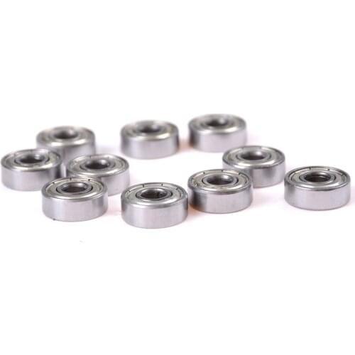 Hot Sale 10 x 624ZZ Miniature Rubber Sealed Metal Shielded Radial Ball Bearings Model