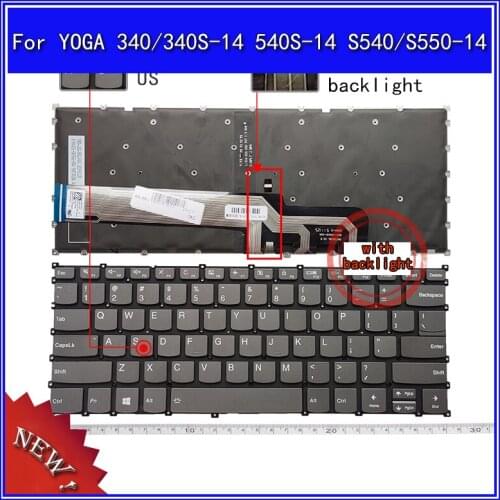 Laptop Keyboard For lenovo YOGA 340/340S-14 540S-14 S540/S550-14 Notebook Replace Keyboard