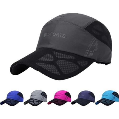 Summer Hat Sunshade Breathable Baseball Hat Sports Quick Drying Net Hat Leisure Sports Hat