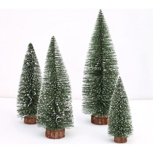 Small Diy Christmas Tree New Years Mini Christmas Tree Small Pine Tree For Festival Home Decoration Santa New Year Gift Navidad