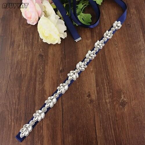 Fashion Women Belt Wedding Bridal Belt Rhinestone Applique Bridesmaid Belt Sash Belt Evening Party Dress Crystal Belts For Girl