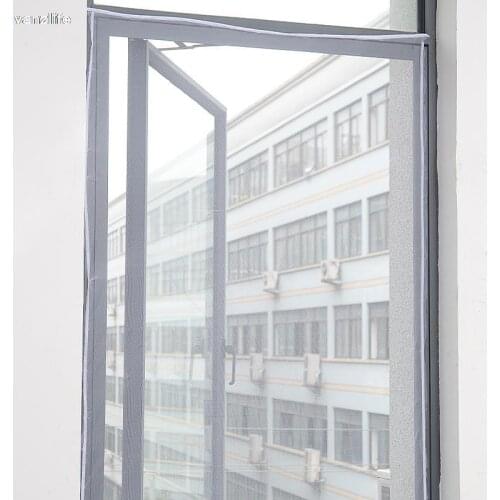 Mosquito screen, window screen, self-contained window screen, non perforated, self-adhesive window curtain, household detachable