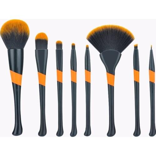 8pcs/set Makeup Brushes Set professional Foundation Powder Eyeshadow Blending Eyebrow kabuki cosmetic brush Tool
