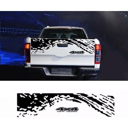 Car Tail Trunk Stickers Decal Car Accessories Automobiles Car Decoration Auto Products For Ford Ranger Off-road Universal Pickup