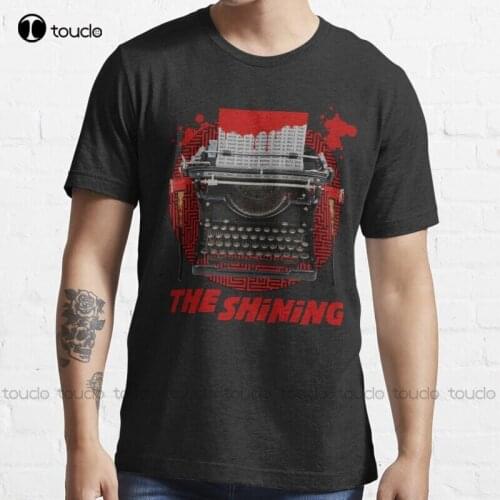 New Shine On Stephen King Horror Writer T-Shirt Graphic Shirts Cotton Tee Shirts S-5Xl