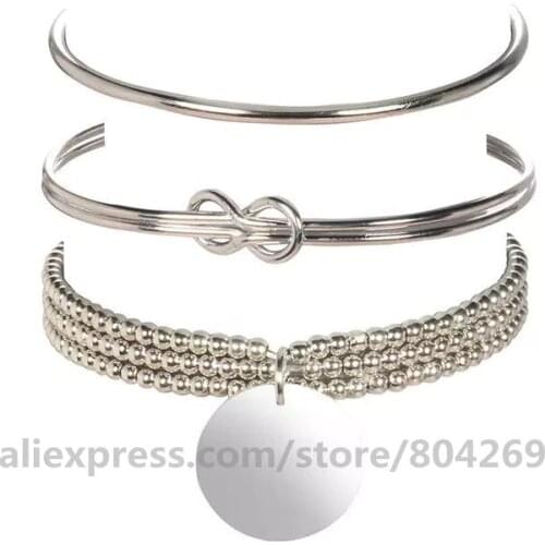 New Arrival Multi Layer Metal Bangles Bracelets Party Dress Fancy Ladies Jewelry Accessories Bracelet Hot Sales