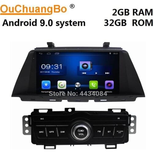 Ouchuangbo car gps audio head unit stereo for Zotye Domy X5 support USB SWC wifi mirror link bluetooth android 9.0 OS