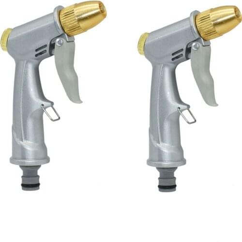 Garden Water Spray Gun Washing Car Water Gun Adjustable irrigation Sprinkler Nozzle Watering Flower Cleaning tool 1pcs