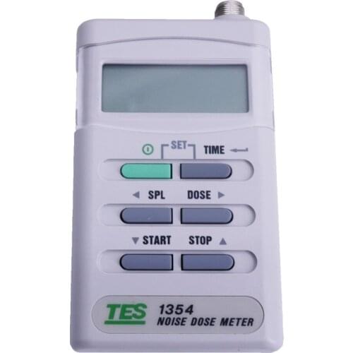 TES-1354 Noise Dose Meter Occupation Health Application ,Measure % Noise Dose / Exposure Time / Sound Level .Security Lock