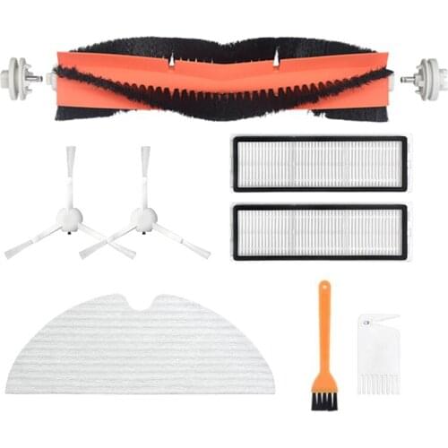 TOP!-Washable Vacuum Cleaner Accessories for Xiaomi Dreame F9 Robot Vacuum Rag Roller Side Brush Hepa Filter Mop Cloth Set
