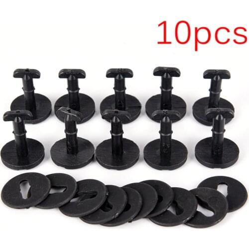 10Pcs OEM Floor Carpet Mat Clips With Washer For BMW E36 E46 E38 E39 X3 X5 M3 M5