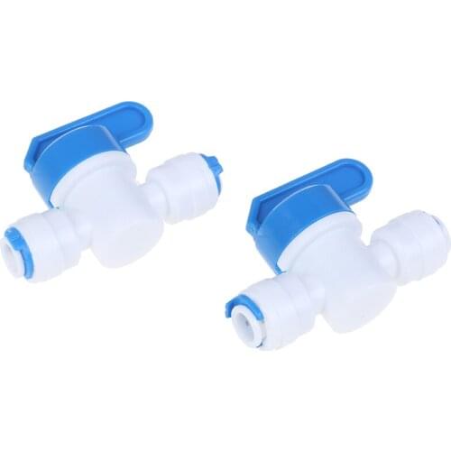 1 Pcs 6.5mm Slip lock Quick-connect Ball Valve Through Switch 1/4 Inch Joint Valve Butt Pneumatic Pipe Connectors Fittings