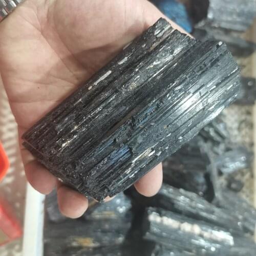 AAA+ 500-900g NATURAL Black TOURMALINE CRYSTAL STONE ORIGINAL 1pcs