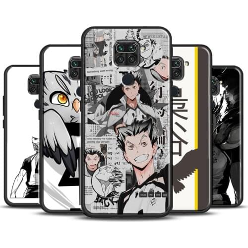 Haikyuu Bokuto Cover For Xiaomi Redmi Note 9 Pro 7 8 8T 9S Note 10 Pro Phone Case For Redmi K40 9A 9C 9T