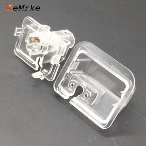 EEMRKE Car Rear View Camera Bracket License Plate Lights Housing Mount for Mazda CX-5 CX 5 CX5 KF 2017