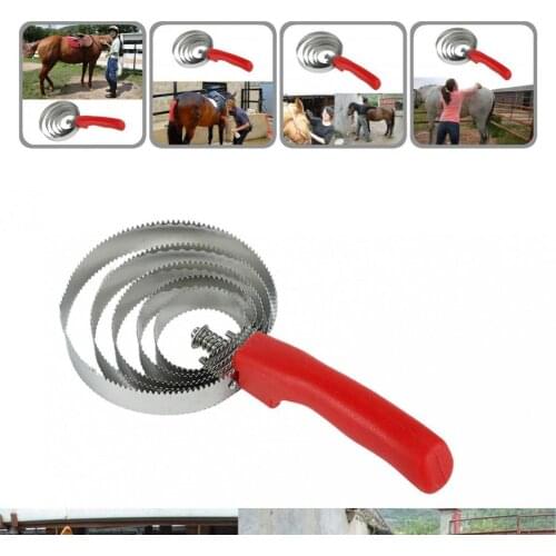 Wear-resistant Premium Cattle Sheep Sweat Scraper Labor-saving Horse Brush Long Lifespan for Indoor