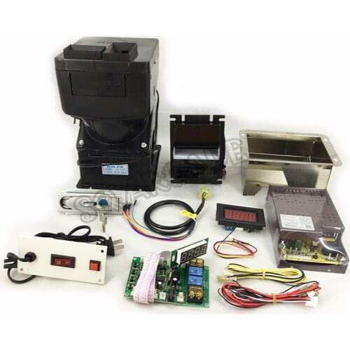 Coin-operated kiosk vending machine assembly diy kit JY 142 timer board bill acceptor coin hopper power supply spare parts