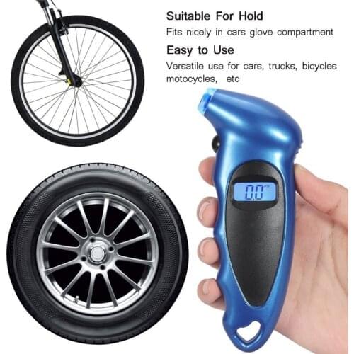 Tire pressure gauge 0-150 PSI Backlight High-precision digital tire pressure monitoring car tire pressure gauge Tyre Air Meter