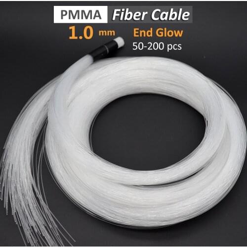 1.0mm End Glow Pmma Plastic Fiber Opitc Cable for Star Ceiliing Light