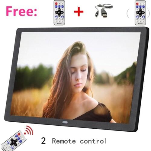 15 Inch LED Backlight HD 1280*800 Full Function Digital Photo Frame Electronic Album digitale Picture Music Video