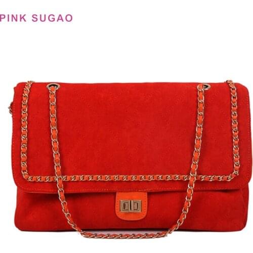 Pink Sugao luxury handbags women bags designer 2 sizes women shoulder bag crossbody bags for women fashion handbags purses lady