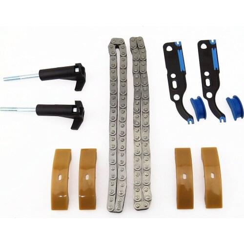 SCJYRXS 2Set Camshaft Timing Chain Tensioners Slider Gasket Fixed Rod Kit For Passat Golf TT A4 06D 109 229B 058 198 217 VAG3366