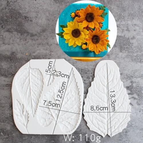 Petal / leaf leaf silicone mold fondant cake DIY handmade tools, fudge chocolate, aroma candle, resin decoration accessory mold