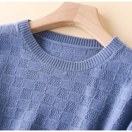 100% Pure Wool O-neck Sweater Knitted Jumper Spring/Autumn Sweet Fashion Large Size T-Shirts Short Sleeve Casual Women Pullover