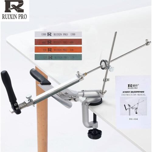 Ruixin pro rx008 Fixed angle knife sharpener profession Aluminum alloy 360 Degree Flip sharpener sharpening system diamond stone
