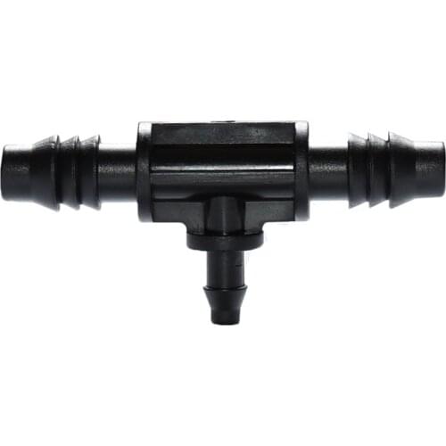 Garden hose Tee 8/11 to the 4/7 hose barb connector garden irrigation tee water splitter 3/8" to 1/4" adapter 10pcs