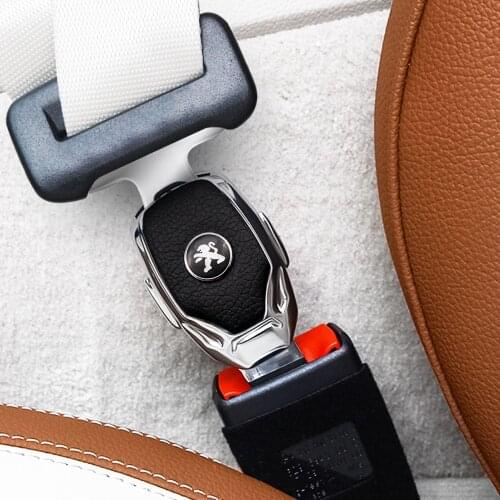 Car Seat Belt Extender Insert Plug Clip Safety Buckle For Peugeot 206 207 307 3008 2008 308 408 508 301 208 Car Accessories