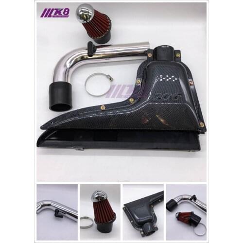 Air filter Carbon fiber High Flow Air Intake Kit For For Peugeot 206