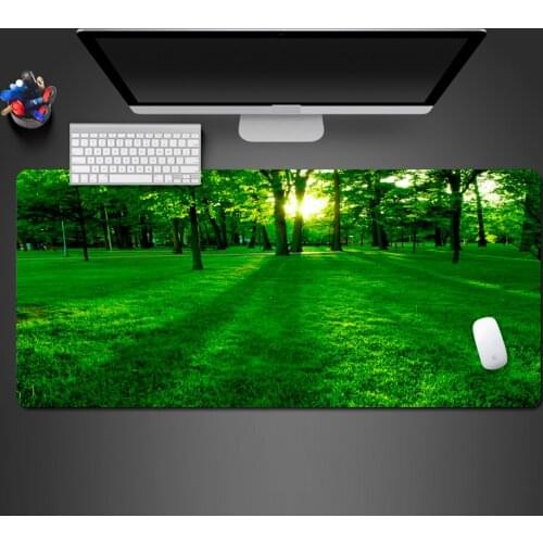 Green Nature Healthy Sunshine Mouse Pad Best-selling High Quality Natural Rubber Mousepad Computer Game Accessories Keyboard Pad