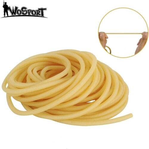 2x4mm 3x5mm 4x6mm Hunting Natural Latex Tube Outdoor Shooting Slingshots Rubber Band Catapult Fitness Yoga Bungee Elastic Band
